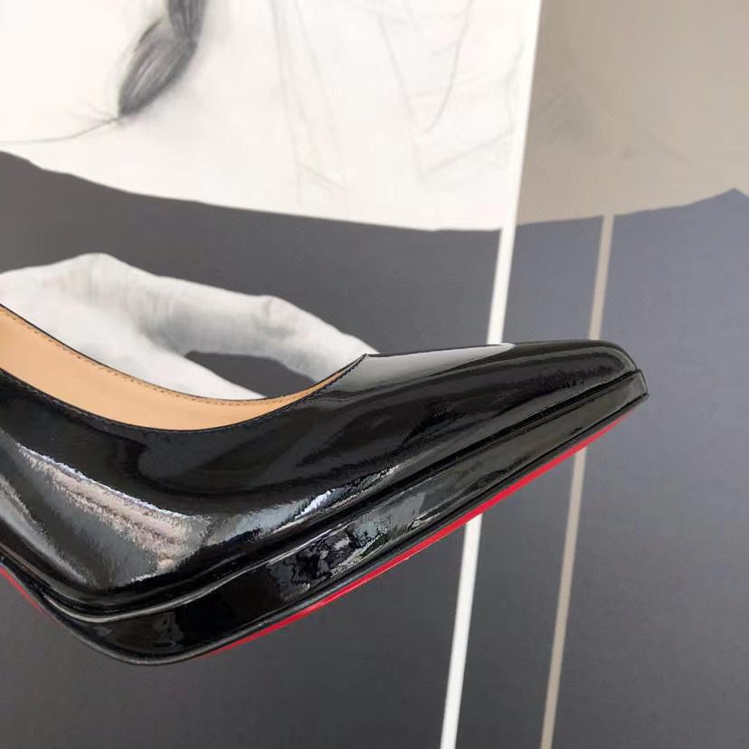 Женские туфли Christian Louboutin 2022 черные 11 см