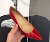 Женские туфли Christian Louboutin 2022 красные 11 см