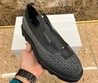 Мужские кроссовки Givenchy 2022-2023 черные с замком и светлым рисунком