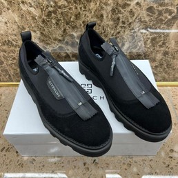 Мужские кроссовки Givenchy 2022-2023 черные замшевые с замком