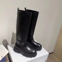 Женские сапоги Gia X Pernille 2022 черные кожаные