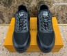 Мужские кроссовки Louis Vuitton 2022 черные кожаные