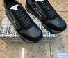Мужские кроссовки Premiata 2022-2023 черные кожаные с замшей большой размер