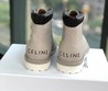 Женские ботинки Celine 2022 серые кожаные