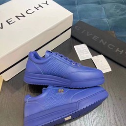Мужские кроссовки Givenchy 2022-2023 синие кожаные
