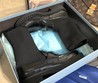 Женские ботинки Prada 2022 черные кожаные с текстильным верхом