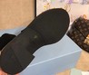 Женские ботинки Prada 2022 черные кожаные с текстильным верхом