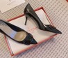 Женские кожаные туфли Valentino 2022 черные с светлой стелькой