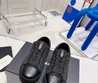 Женские кеды Chanel 2022 черные текстильные