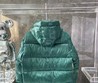 Мужская куртка Moncler зеленая на пуху