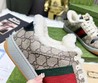 Мужские кроссовки Gucci 2022 серые текстильные