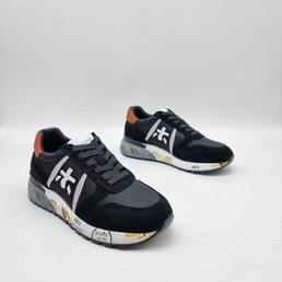 Кроссовки женские Premiata 2022-2023 черные замшевые