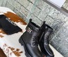 Женские ботинки Givenchy 2022 черные кожаные на шнуровке