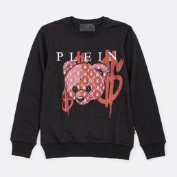 Мужская толстовка Philipp Plein черная