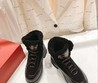 Женские ботинки Valentino 2022 черные зимние