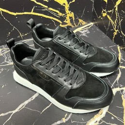 Мужские кроссовки Hugo Boss 2022-2023 черные комбинированные