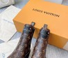 Женские ботинки Louis Vuitton 2022 коричневые кожаные