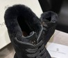 Мужские зимние кроссовки Brunello Cucinelli черные замшевые