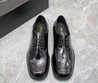 Мужские ботинки Prada 2022 черные кожаные