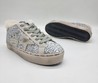 Женские зимние кеды Golden Goose 2022-2023 серебристые