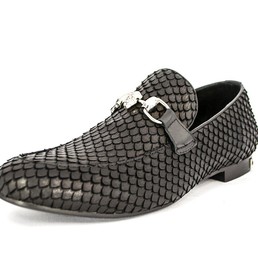 Мужские кожаные лоферы Philipp Plein Skull черные