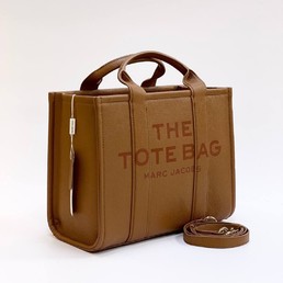 Женская сумка Marc Jacobs 33x26 коричневая кожаная