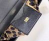 Женская сумка Dolce & Gabbana 25x20 черная кожаная