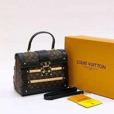 Женская сумка Louis Vuitton 21x16 коричневая