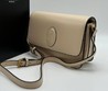 Женская сумка Yves Saint Laurent 23х16 кремовая кожаная