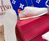 Женские кожаные кроссовки Valentino Garavani 2022-2023 белые с оранжевым