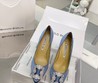 Женские туфли Manolo Blahnik 2022-2023 голубые