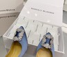 Женские туфли Manolo Blahnik 2022-2023 голубые