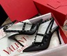 Женские туфли Valentino Garavani Rockstud 2022-2023 черные