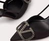 Женские туфли Valentino Garavani VLogo 2022-2023 черные