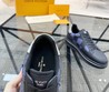 Мужские кожаные кроссовки Louis Vuitton 2022-2023 черные