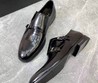 Мужские кожаные туфли Prada 2022-2023 глянцевые