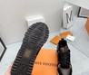 Женские кроссовки Louis Vuitton 2022-2023 черные с коричневым