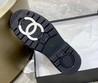 Женские кожаные ботинки Chanel 2022-2023 кремовые с мехом