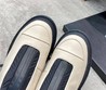 Женские кожаные ботинки Chanel 2022-2023 кремовые с мехом