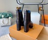Женские кожаные ботинки Louis Vuitton Beaubourg 2022-2023 черные