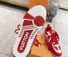 Женские кроссовки Louis Vuitton 2022-2023 белые с красным