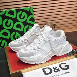 Мужские кроссовки Dolce & Gabbana 2022-2023 белые комбинированные