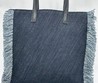 Женская тканевая сумка Fendi 2022-2023 джинсовая 40х35