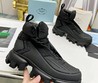 Мужские кроссовки Prada 2022-2023 черные комбинированные