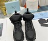 Мужские кроссовки Prada 2022-2023 черные комбинированные