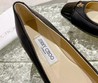 Женские кожаные балетки Jimmy Choo 2022-2023 черные