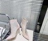 Женские замшевые ботильоны Jimmy Choo розовые