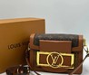 Женская кожаная сумка Louis Vuitton 2022-2023 коричневая 20х14