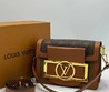Женская кожаная сумка Louis Vuitton 2022-2023 коричневая 20х14