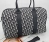 Кожаная сумка Christian Dior 2022-2023 серая с орнаментом 50х30
